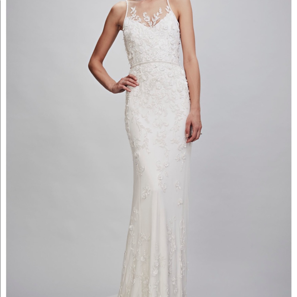 Theia beaded wedding dress (Rachele) ivory